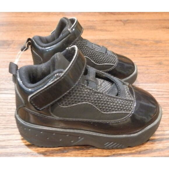 Air Jordans CN8096 Black Shoes Toddler Kids Size 6C - Picture 3 of 5